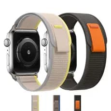 Trail Loop Nylon Pulseira Para Apple Watch Ultra 49mm 44mm 42mm 40mm 41mm 38mm 45mm S10 11 46mm Pulseira Esportiva