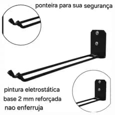 Suporte Multiuso Para Vassoura Rodo Chaves Ganchos Aleatório.