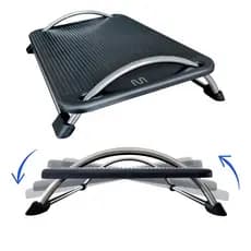 Apoio Para Os Pés Descanso Base Suporte Ergonômico Reclinável Multilaser