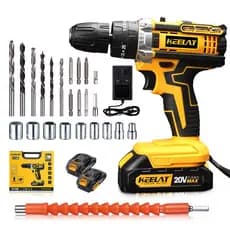 Parafusadeira Furadeira 12V 21V 2 Baterias Com Maleta e Acessórios Completo