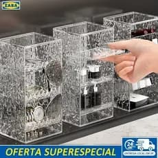 Maquiagem Avançada Escova Caixa De Armazenamento Batom Acrílico Produtos De Cuidados Com A Pele Table Top Dressing Top