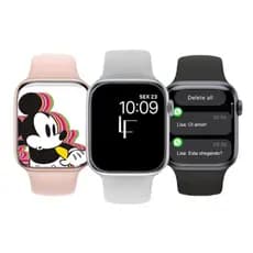 Smartwatch W11 MINI Com Brindes Design Compacto Bluetooth Monitoramento de Saúde e Chamadas
