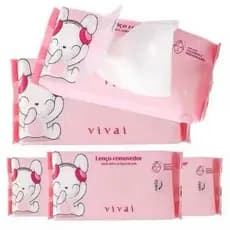 Mini Lenço Removedor De Maquiagem Vivai 5071.1.1