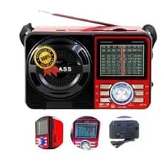 Rádio Retrô Vintage Portátil com bluetooth carregavel na Tomada / pilha Am Fm Sw Pendrive Com Sd Usb