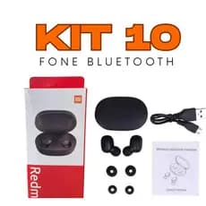 Kit 5/10 Fones Fone Ouvido Bluetooth Sem Fio Atacado Tws 5.0 Estéreo Lançamento Android Ios Erdots