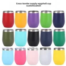 copo térmico 360ml inox com tampa acrílica