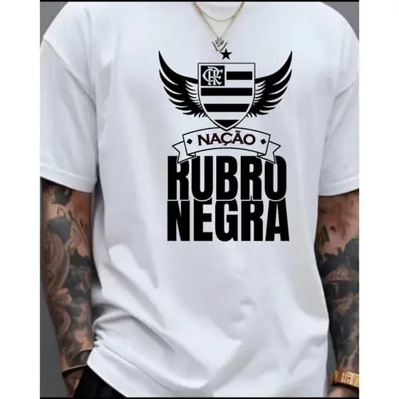 Camiseta Adulto Nação Rubro Time> 100% Algodão Qualidade  e Elegância  Envio Imediato Oferta