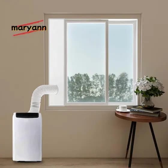 Peças De Ar Condicionado Portátil-Kit De Janela Ac Ventilação Porta Deslizante
