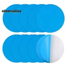 Remendos De Reparo Autoadesivos Para Piscinas , Pacote De 10 Kits De Piscina De PVC , Subaquático Autoadesivo