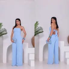 Macacaõ Tomara Que Caia Femininas Luxo Pantalona Elegáncia Duna Tamanho M[38-40]G42-44]