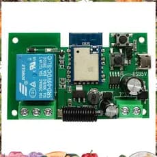Tuya WIFI Interruptor Inteligente Controlador Portão Abridor De Porta De Garagem 1CH 7-32V Temporizador Módulo De Relé D