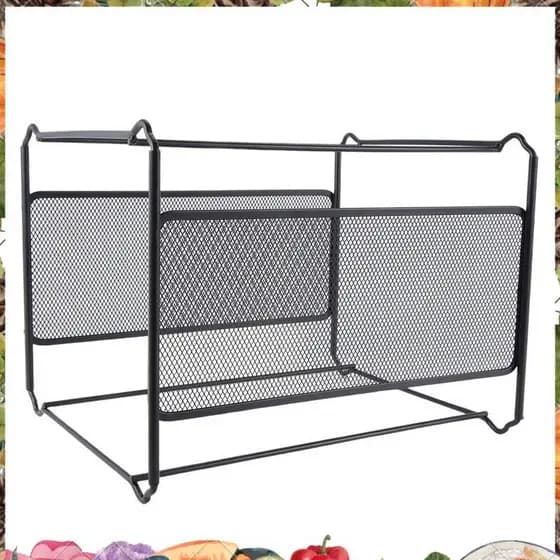 A4 Malha Metal Arquivo Organizador Caixa Pendurado Pasta De Suporte De Armazenamento De Mesa Prateleira Titular Para Cas