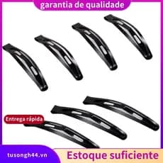 20 x Grandes Presilhas De Cabelo De Metal Preto 78 Mm DIY jimarnoldbr