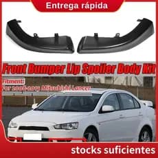 2 Pçs Carro Amortecedor Dianteiro Divisor Lábio Spoiler Corpo Kit Difusor Protetor Para 2008-2018
