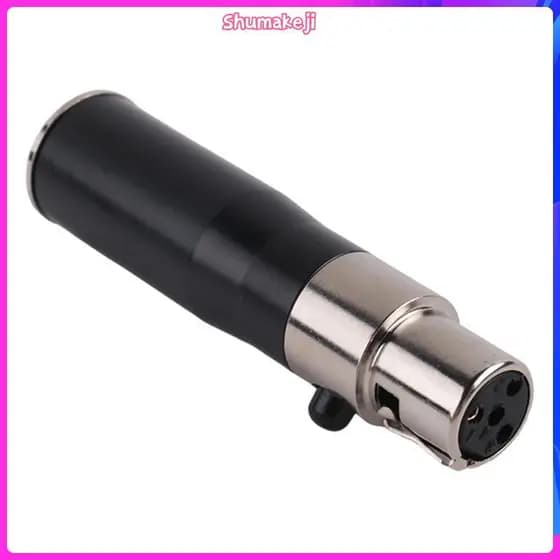 XLR Mini 3 Pinos Macho Para 4 Fêmea Adaptador De Áudio Conector Hi-Fi Conversor De Sinal Microfone Alto-Falante