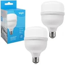 Kit 2 Lâmpadas Super Bulbo Alta Potência Led 50w 6500k - Elgin