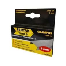 Grampo de Tapeceiro de 8mm (Fertak) em Embalagem Econômica de 5000 Unidades: Fixação Profissional
