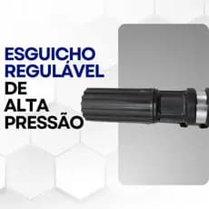 Esguicho Regulável de Alta Pressão 2,2mm Lava com Eficiência - Preto