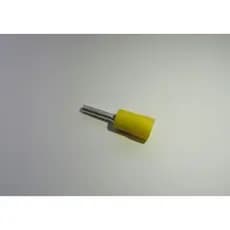 Terminal Pino Amarelo Para Fio/Cabo 4-6Mm2 Com 5 Peças