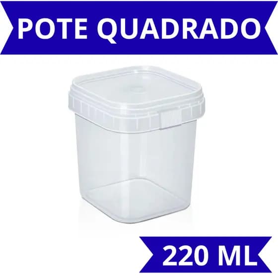 10 ~50 Potes  220ml com Lacre - Bolo No Pote