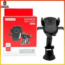 Suporte Veicular Tomate MTG-206 Articulado 360° com Ventosa Forte para Celular — Suporte Automotivo Universal