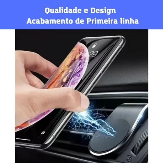 Suporte Magnético OR-SP01 – Suporte Veicular de Celular Ar-Condicionado
