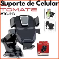Suporte Veicular para Celular com Ventosa Fixação Forte Painel/Para-brisa Ajustável 360° Universal para Carro Uber