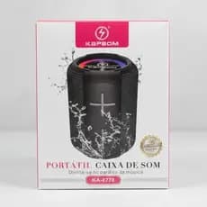 Caixa de Som Portátil - Bluethooth