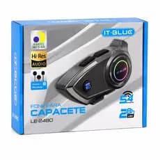 Fone de Ouvido de Capacete Moto Bluetrooth Controle De Voz