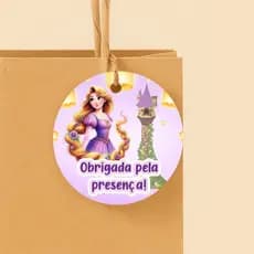 Tag Agradecimento |  Rapunzel | Enrolados |  Rapunze l Tag Para Lembrancinhas