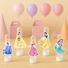kit Apliques para tubete | Princesas Adultas | Lembrancinha Festa Aniversário 20 40 60 80