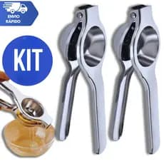 Espremedor De Limão Em Aço Inox Para Cozinha Restaurantes e Casa Resistente Multiuso