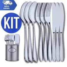 Talheres Aço inox Colheres Garfos  Facas Faqueiro de Mesa Restaurantes Pizzarias Churrascarias Casa