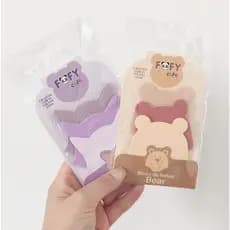 Kit de Blocos Adesivos Urso & Gato c/ 3 unidades - Fofy Cute