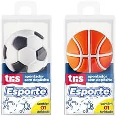 Apontador Esporte Tris - Bola de Basquete/Futebol de Campo - 1 unidade