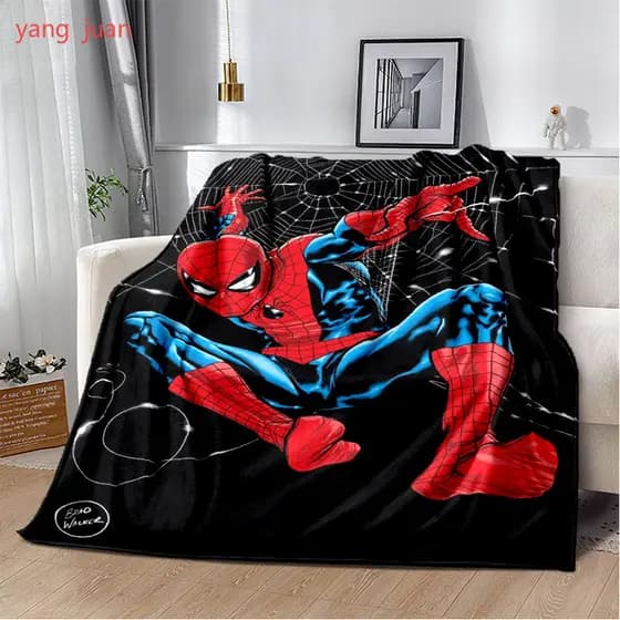 Manta Personalizada Marvel Super-Herói Homem Aranha 3D Impressa , De Personagem De Filme anime , Capa De , Roupa De Cama 567