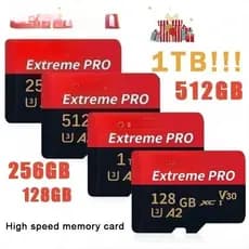 Cartão De Memória 1 Tb 512 Gb 1024 256 Extreme Pro Micro SD 32 64 128 Flash TF