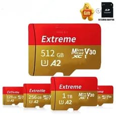 Cartão De Memória 1TB 1024GB 512GB 256GB 128GB 64GB 32GB 16GB 8GB Micro SD Extremo Class10 UHS-1 TF Flash