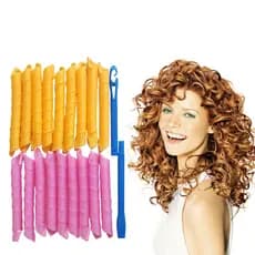 Modelador de cabelo espiral sem calor de 30cm, ferramenta de ondulação de cabelo transfronteiriça, ferramenta prática de
