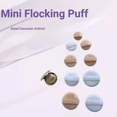 Mini pequeno reunindo Puff seco pressionado pó especial fita de gancho de alta densidade Multi-tamanho ferramenta de bel