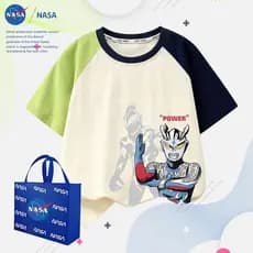 Crianças de manga curta meninos de manga curta ultraman manga curta t Sero ultraman costura camiseta de manga curta 2026