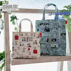 Saco de compras japonês coreano de desenho animado Snoopy Saco de compras de grande capacidade Mamãe