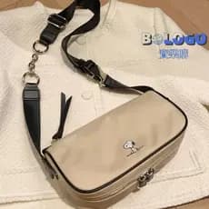 Snoppy Snoopy Bolsa Mensageiro Snoopy Bolsa para o ombro da cidade Flamen All-Match Bolsa Casual