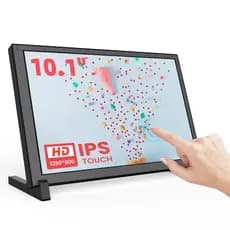 Monitor Capacitivo Com Tela Sensível Ao Toque De 10.1 Polegadas Para Raspberry Pi 4B 3B + 3A + 2B , IPS De 1280 * 800 ,