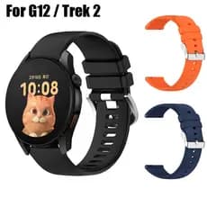 Para AURAFIT G12/Trek 2 Pulseira De Smartwatch Relógio Inteligente De Silicone Macio Feminino Masculino Esportiva