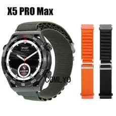 Para X5 PRO MAX Pulseira De Smartwatch Relógio Inteligente Macio Náilon Banda Esportes Feminino Masculino