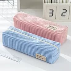 Nova Versão Coreana Ins Estojo de Lápis de Veludo Simples e Fofo Caixa de Papelaria Niche Bolsa de Papelaria de Pelúcia