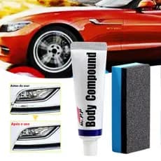 Kit de reparo de arranhões de carroceria de carro Kit de cuidados de cera para reparo de polimento de carro