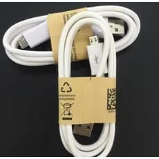 Cabo Usb Branco V8 84cm - Carrega e Faz Transferência De Dados