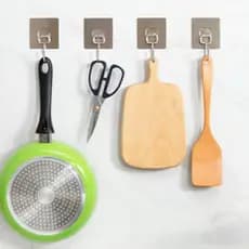 Gancho Adesivo, Parede Multifuncional Autocolante Casa Cozinha Quarto Banheiro Organizado 1 Peça